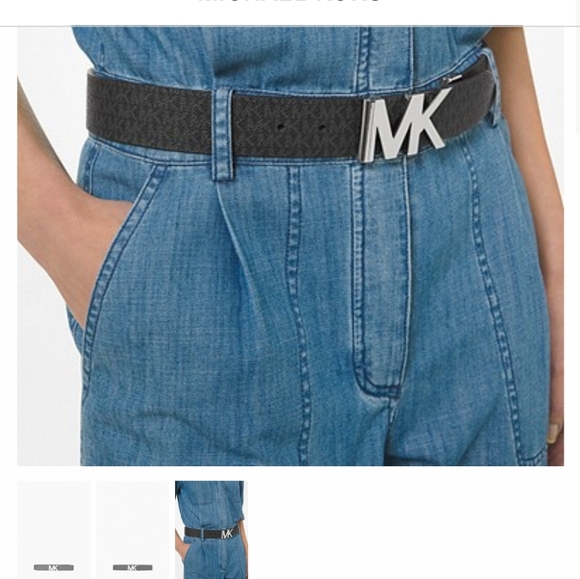 Michael kors ladies reversible belt